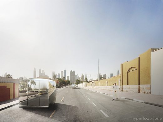 Hyperloop Pods and Portals in Dubai