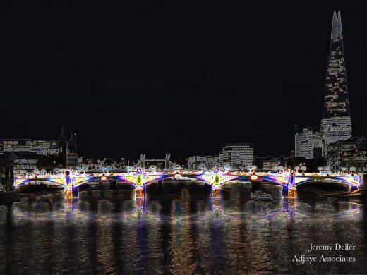 Illuminated River London bridges by Adjaye Associates