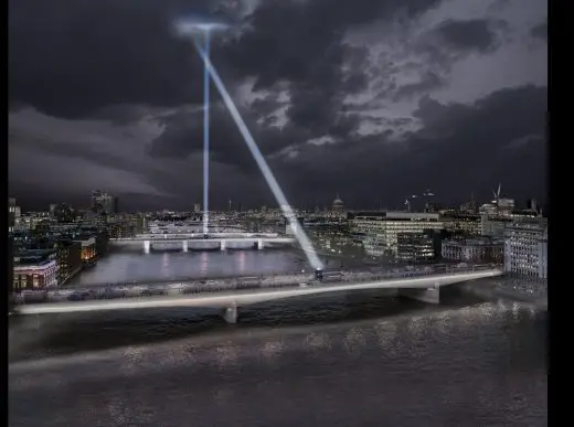 Illuminated River London bridges by Diller Scofidio + Renfro