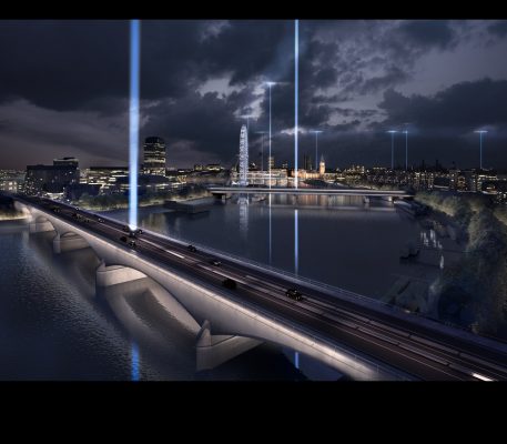 Illuminated River London bridges by Diller Scofidio + Renfro