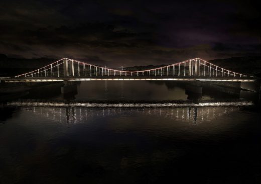 UK capital city bridges by Leo Villareal with Lifschutz Davidson Sandilands