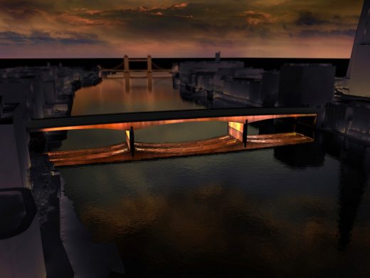 London River Thames bridges illuminated by Leo Villareal with Lifschutz Davidson Sandilands