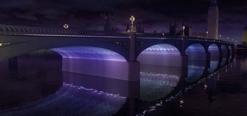 Illuminated River London bridge designs: Thames