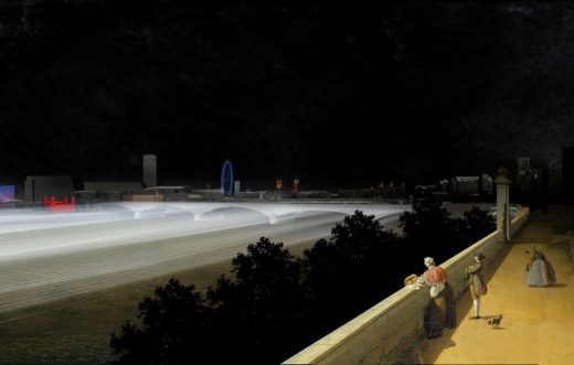 Illuminated River London bridges by Sam Jacob Studio and Simon Heijdens