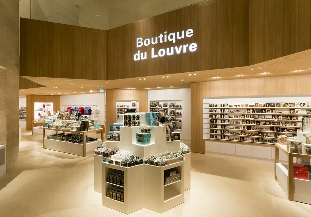 mus e du Louvre bookstore giftshop e architect