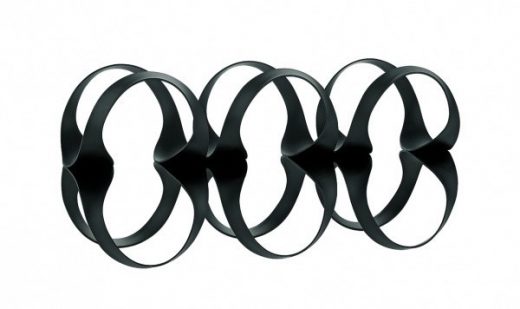 Ribbon Wine Rack, designed by Ben van Berkel for Alessi