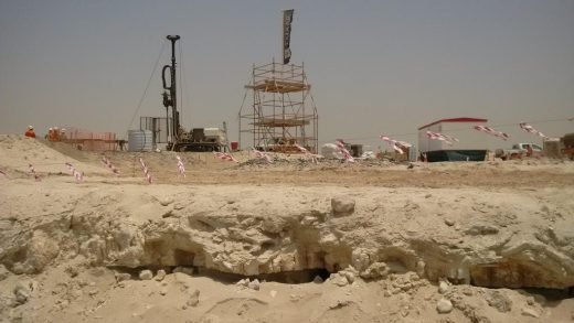 The Tower at Dubai Creek Harbour foundations