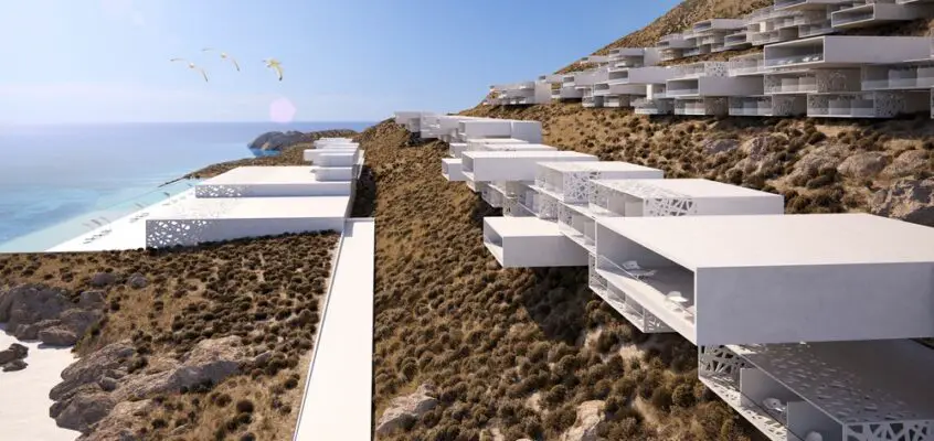 Greek Hotel Buildings, Greece Resorts
