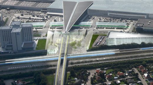 Copenhagen Airport new station expansion