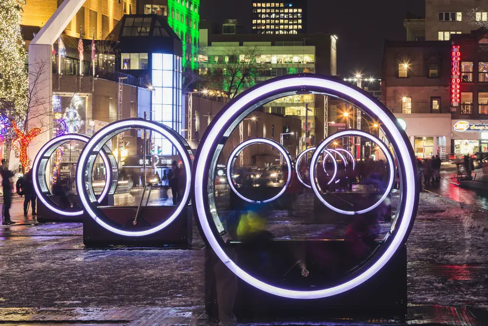 Giant Illuminated Wheels