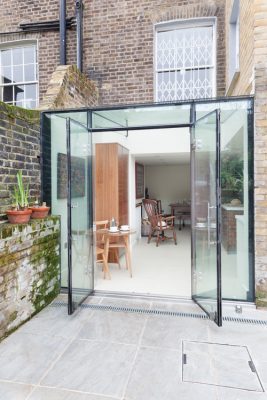 Islington glass box extensions London, contemporary expansion