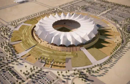 King Fahd International Stadium in Riyadh - Saudi Arabia Architecture