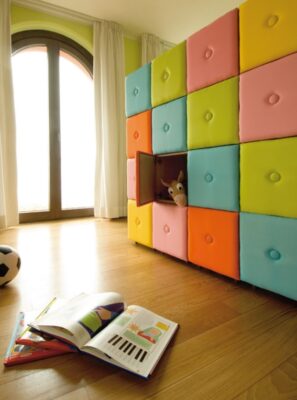 Lazzari Kids Room store cupboards color