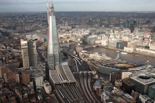 London Bridge Station Building aerial view