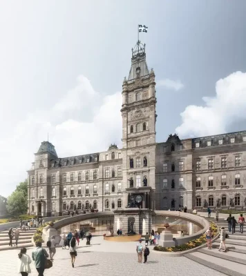 Reception Pavilion for the National Assembly Quebec