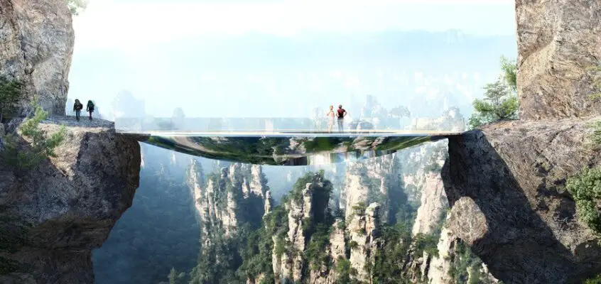 Zhangjiajie Viewing Platform in China