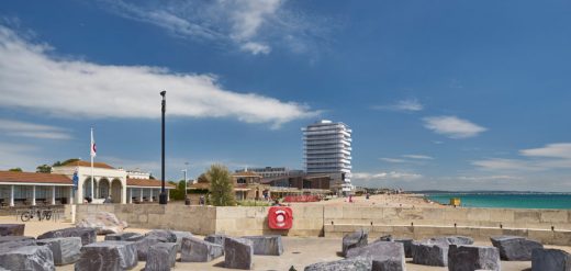 Aquarena Worthing tower by Allies and Morrison