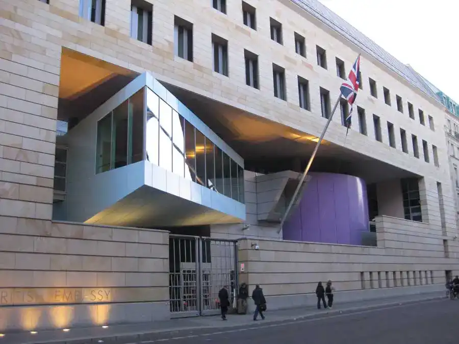 British Embassy Berlin - German embassy buildings