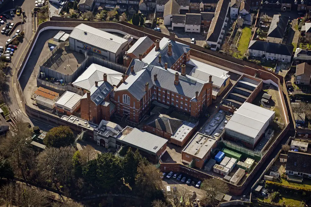 Dorchester Prison Aerial photo
