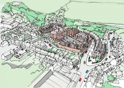 Dorchester Prison building proposal by Purcell