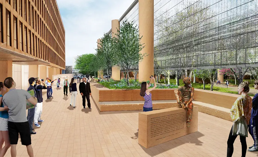 new Frank Gehry Eisenhower Memorial design