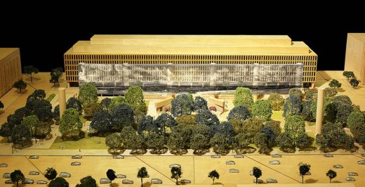 new Frank Gehry Eisenhower Memorial model