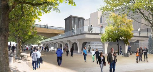 London Garden Bridge across the River Thames