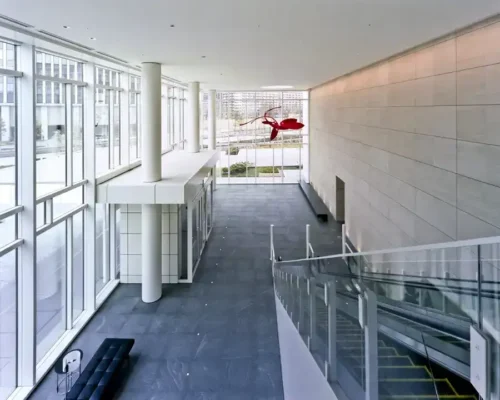 Harumi Residential Tower in Tokyo lobby atrium