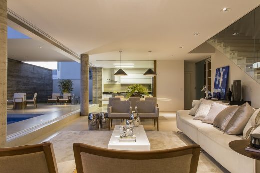 Modern property in the state of São Paulo