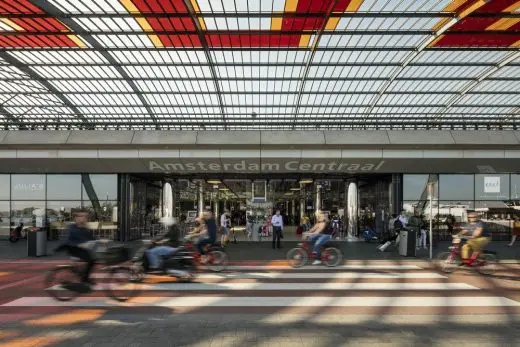 IJhal Pedestrian Passageway design by Wiel Arets Architects