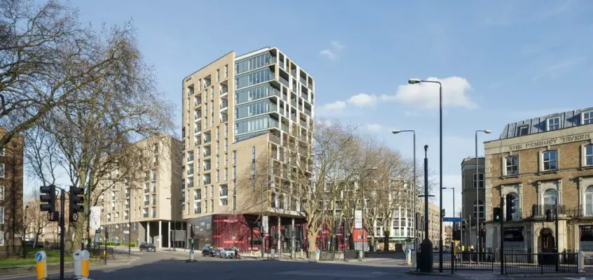Pembury Circus in Hackney, East London
