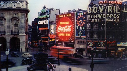 Piccadilly Lights Coca Cola sign