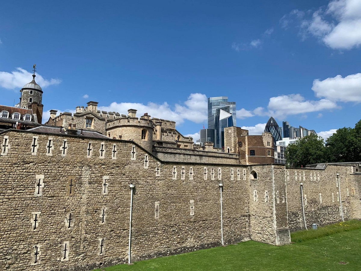 Tower of London building walls