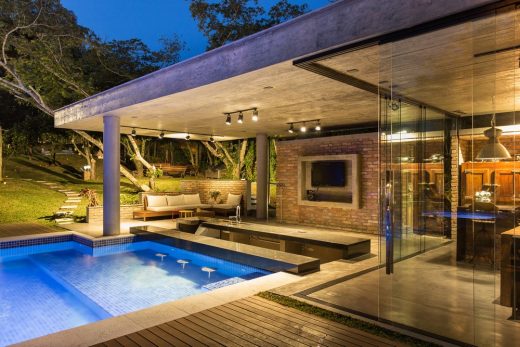 Tropical Pool House