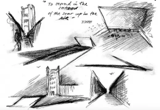 National Holocaust Memorial design by Studio Libeskind with Haptic Architects