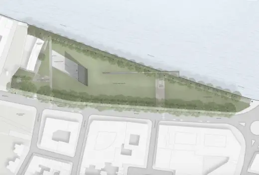 National Holocaust Memorial design by Studio Libeskind with Haptic Architects