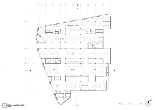 Further Education Building design by Heneghan Peng Architects