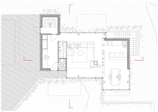 Villa Holtet in Oslo drawing