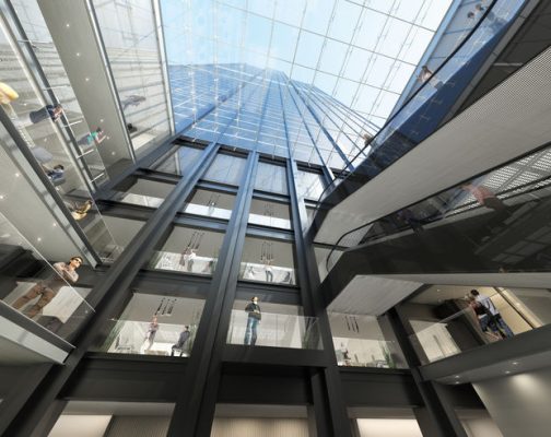 Willis Tower Building lobby interior