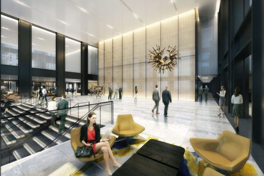 Willis Tower Building office lobby interior