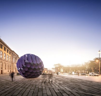 public sculptural installation project in Portugal design