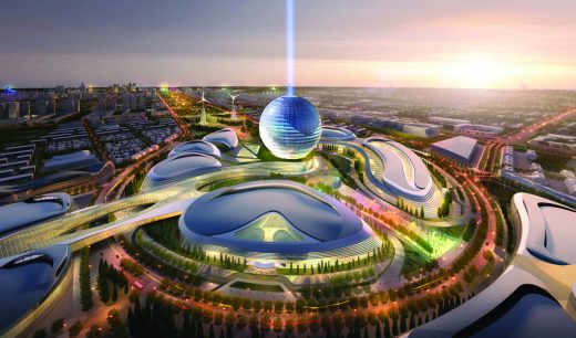 Kazakhstan Architectural Contest design by Adrian Smith + Gordon Gill Architecture