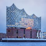 German Concert Hall Buildings Elbphilharmonie Hamburg