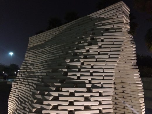 Al Shaheed Park brick pavilion