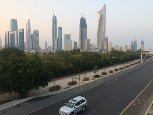 Kuwait City skyscraper buildings