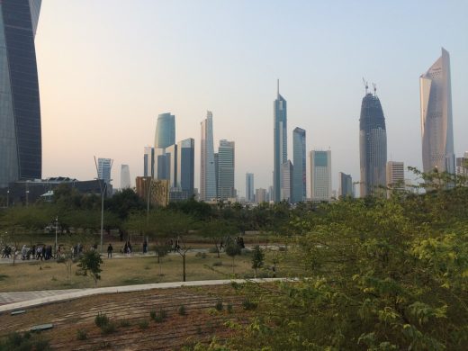 Kuwait City skyscraper buildings