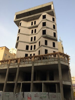 building under construction in Hawally