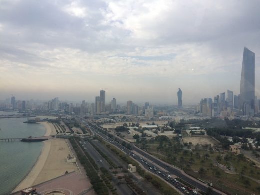 View south from Kuwait Towers