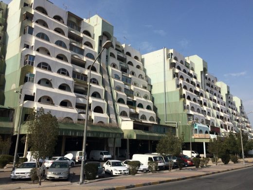 Modern housing in Kuwait City