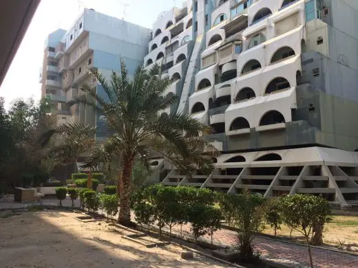 Modern housing in Kuwait City